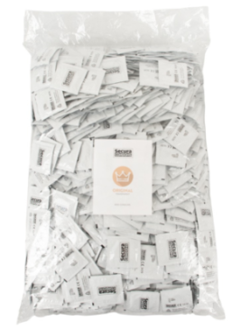 Lot de 1000 préservatifs latex lubrifiés 53 mm - R416487